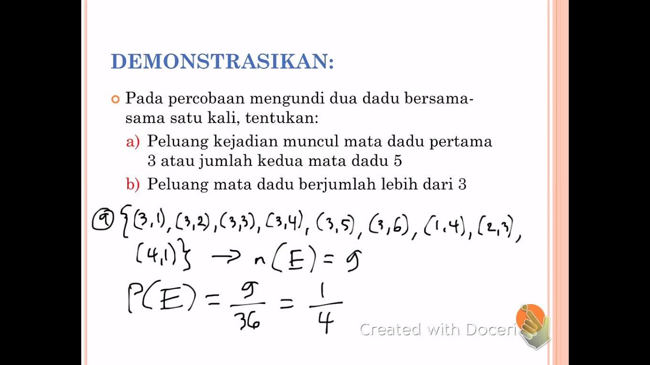 Detail Contoh Soal Kejadian Tidak Saling Lepas Nomer 6