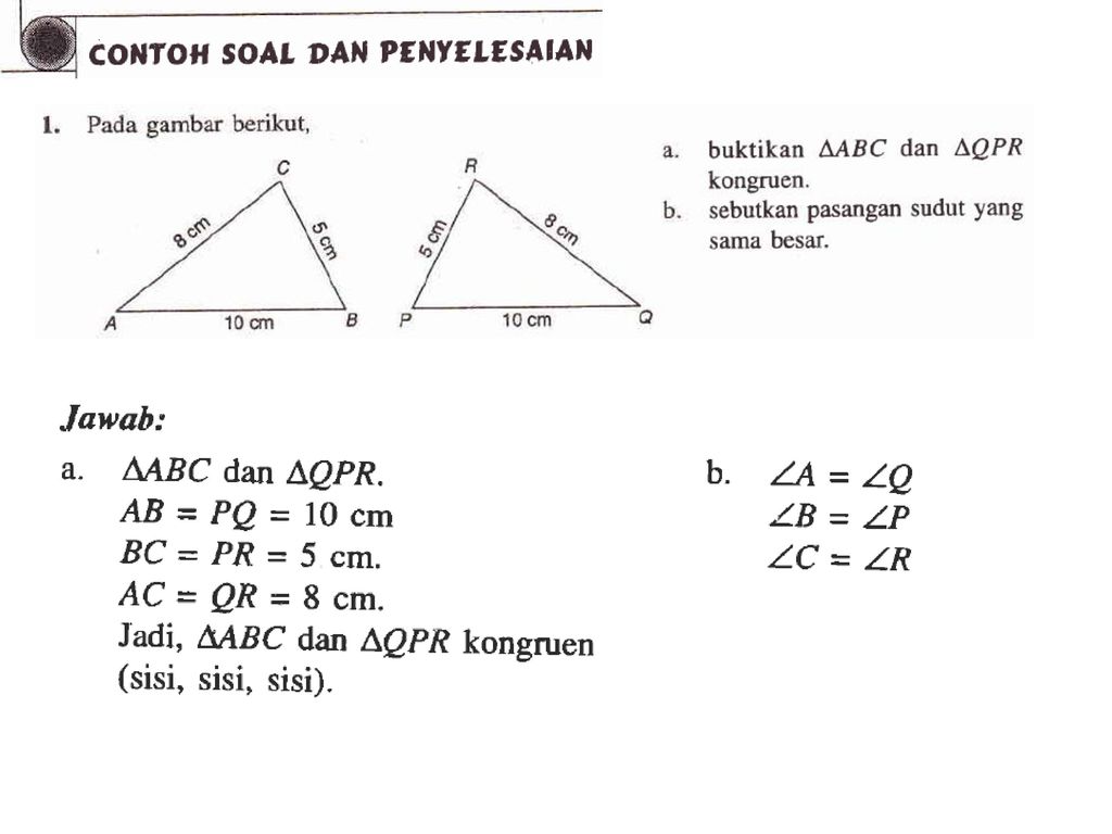 Detail Contoh Soal Kekongruenan Nomer 19