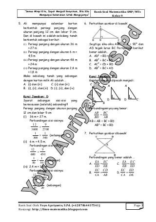 Detail Contoh Soal Kekongruenan Nomer 43