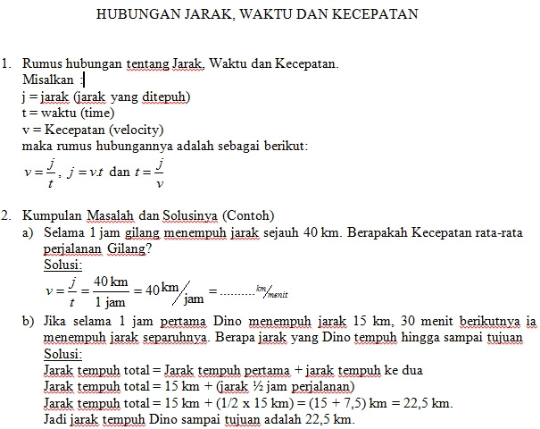 Detail Contoh Soal Kelajuan Nomer 32