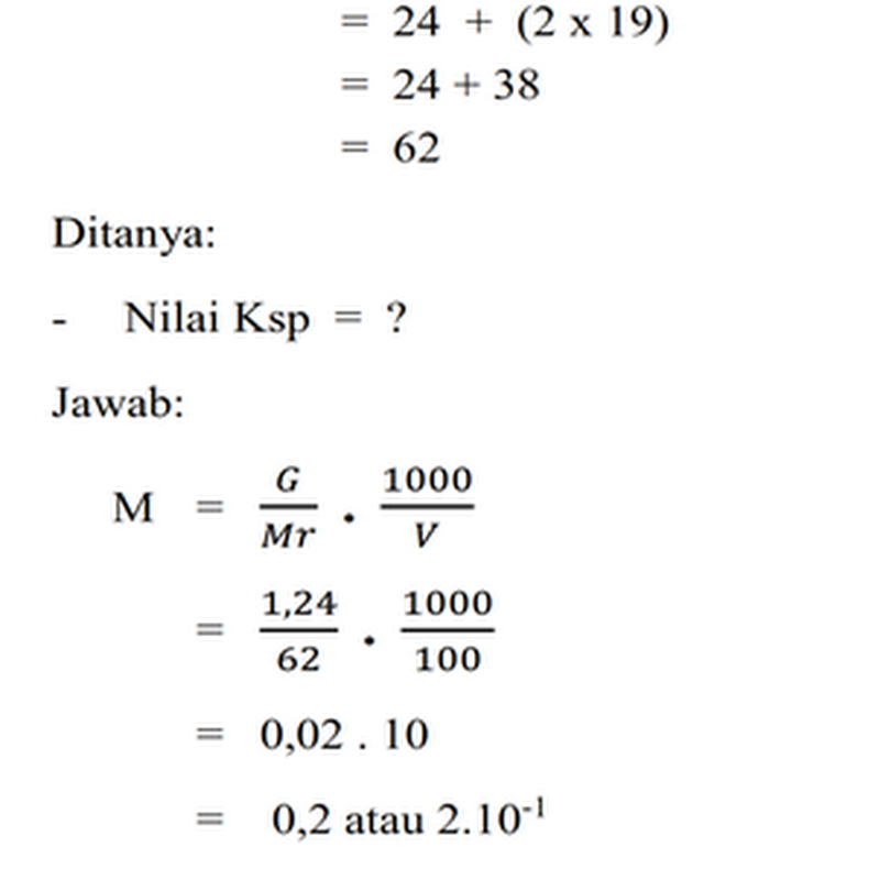 Detail Contoh Soal Kelarutan Nomer 29