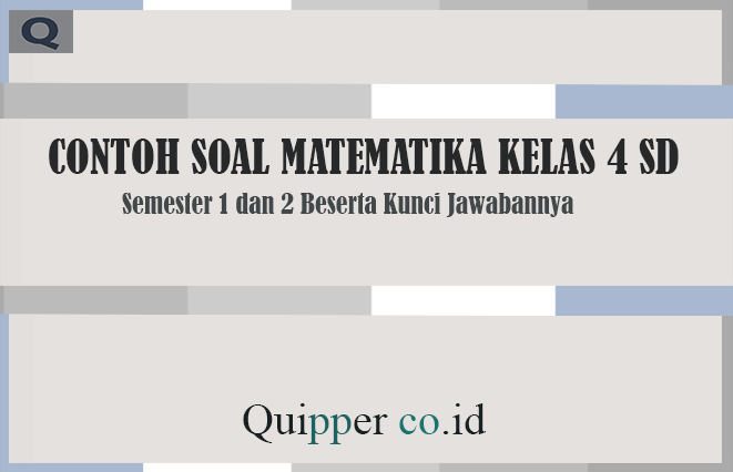 Detail Contoh Soal Kelas 4 Sd Nomer 27