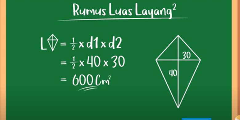 Detail Contoh Soal Keliling Layang Layang Nomer 23