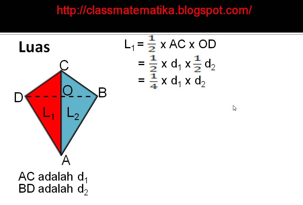 Detail Contoh Soal Keliling Layang Layang Nomer 35