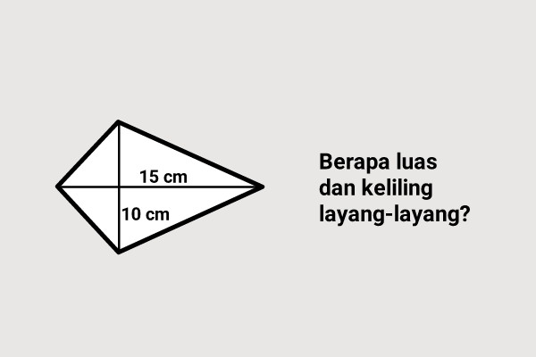 Detail Contoh Soal Keliling Layang Layang Nomer 5