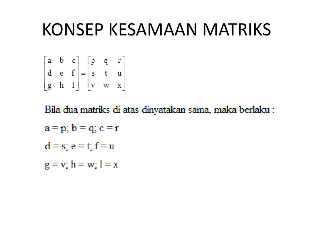 Detail Contoh Soal Kesamaan Matriks Nomer 18