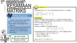 Detail Contoh Soal Kesamaan Matriks Nomer 39