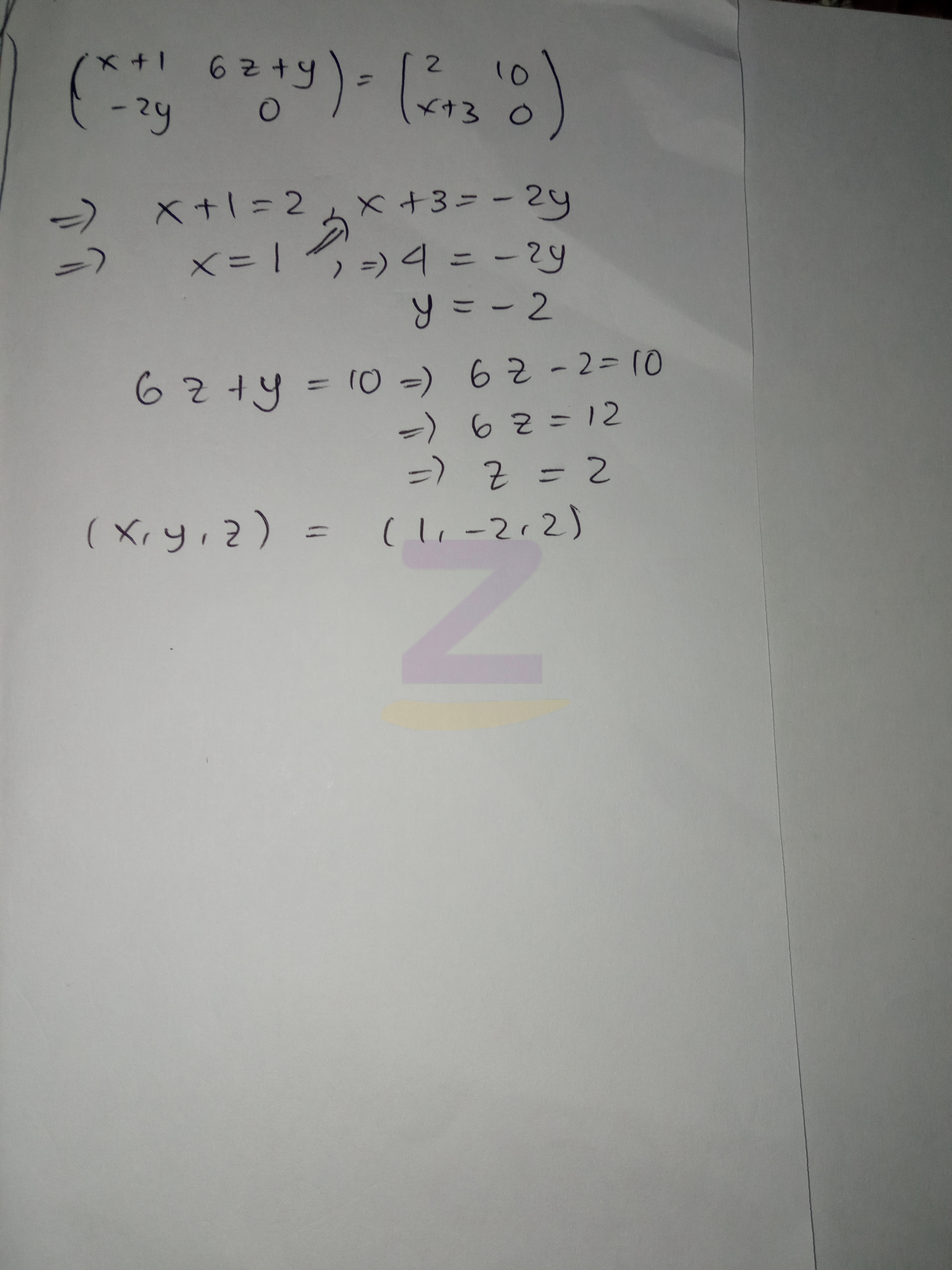 Detail Contoh Soal Kesamaan Matriks Nomer 47