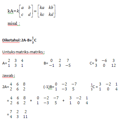 Detail Contoh Soal Kesamaan Matriks Nomer 55