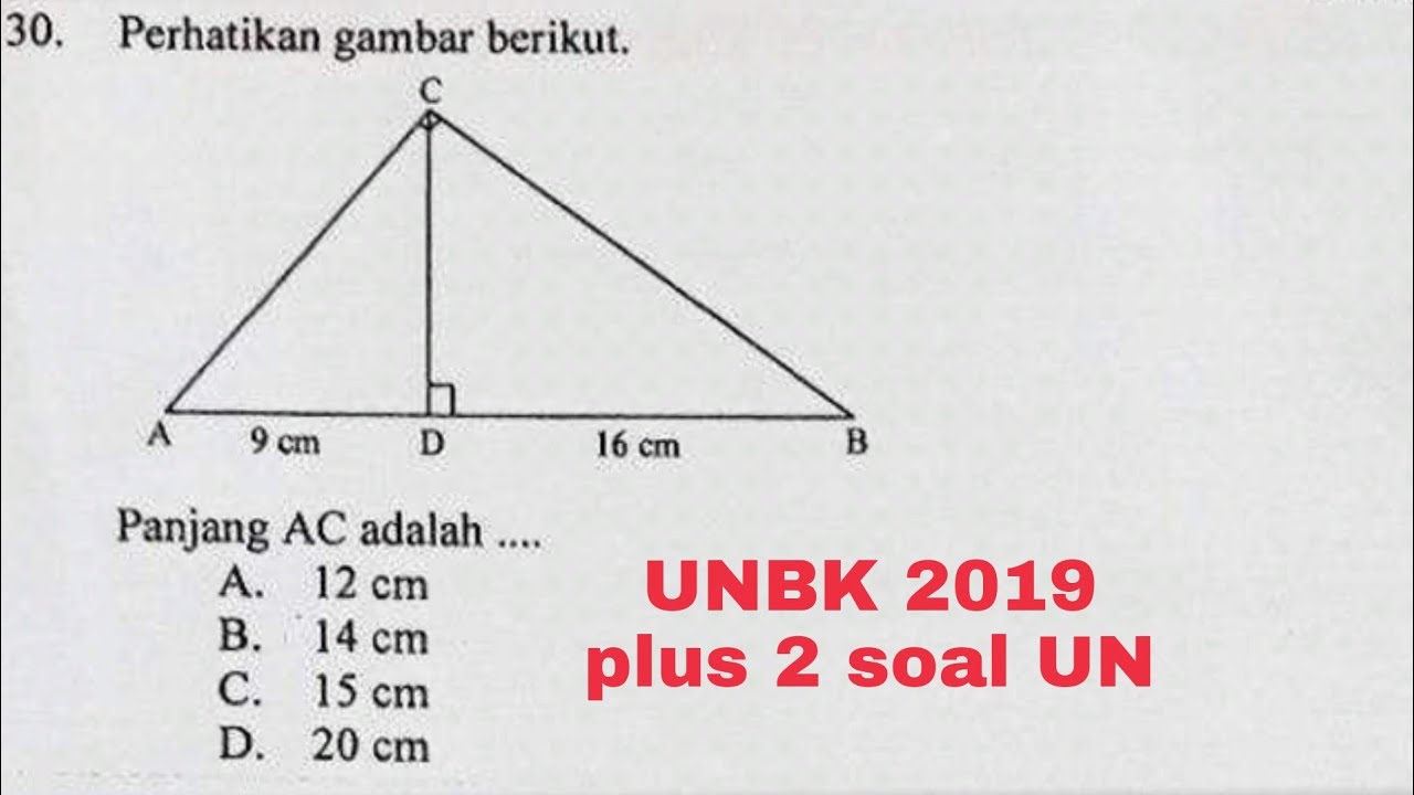 Detail Contoh Soal Kesebangunan Nomer 5