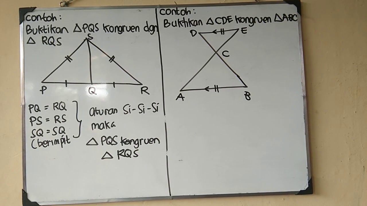 Detail Contoh Soal Kesebangunan Dan Kekongruenan Segitiga Nomer 3