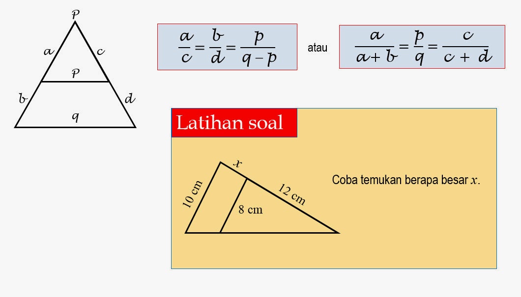 Detail Contoh Soal Kesebangunan Segitiga Siku Siku Nomer 14