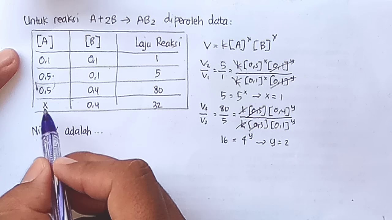 Detail Contoh Soal Kinetika Kimia Nomer 59