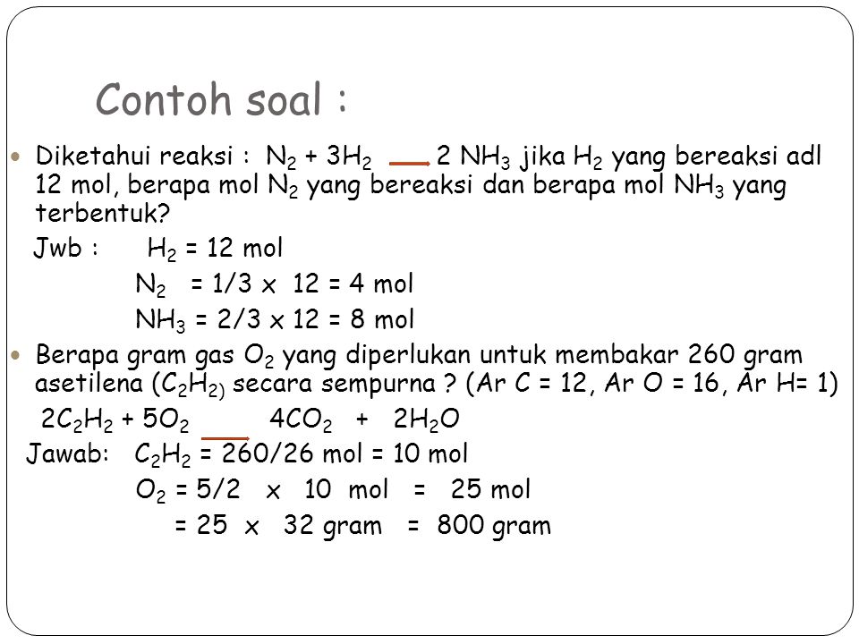 Contoh Soal Konsep Mol - KibrisPDR