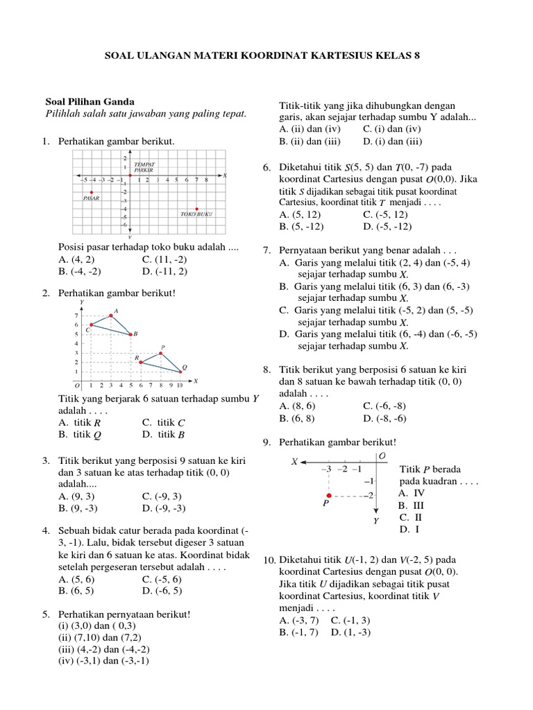 Detail Contoh Soal Koordinat Nomer 44