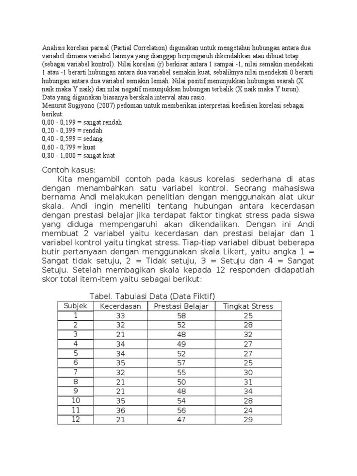 Detail Contoh Soal Korelasi Sederhana Nomer 26