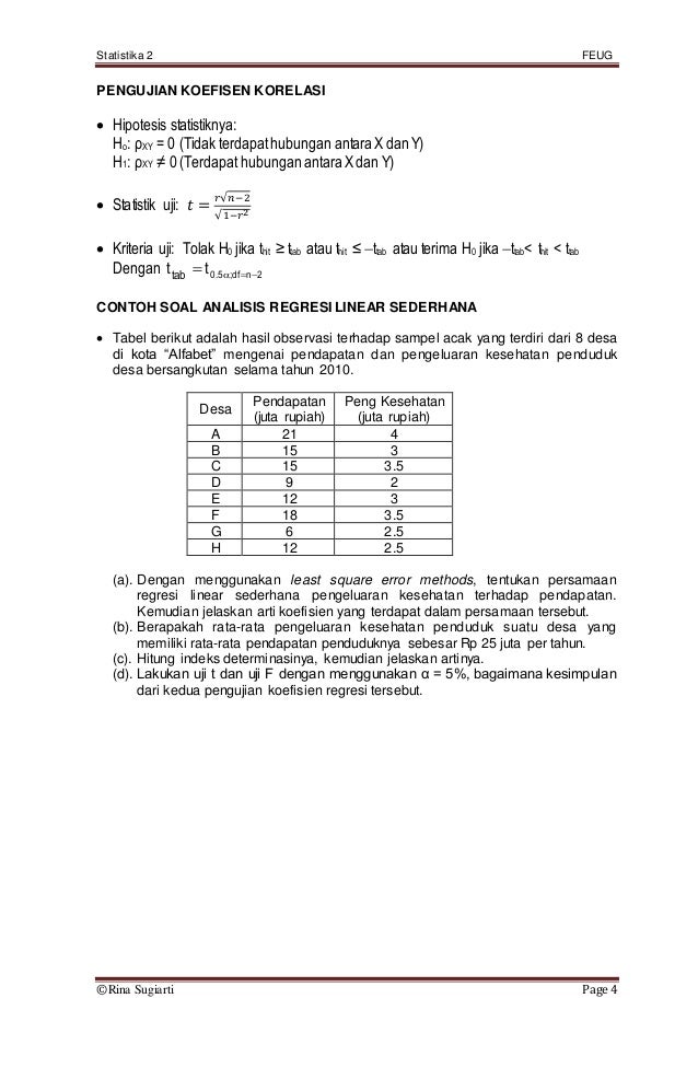 Detail Contoh Soal Korelasi Sederhana Nomer 40