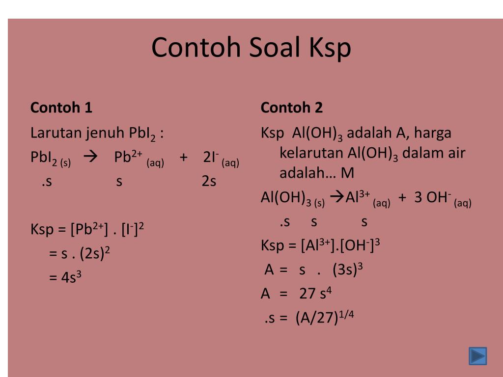 Detail Contoh Soal Ksp Nomer 3