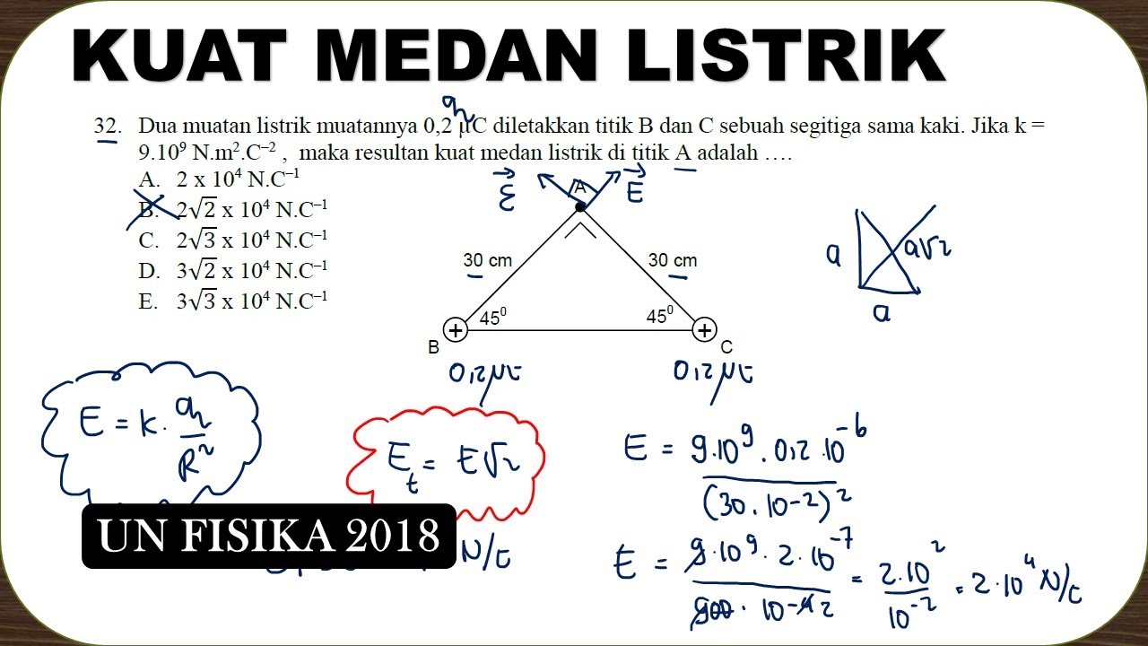 Detail Contoh Soal Kuat Medan Listrik Nomer 22