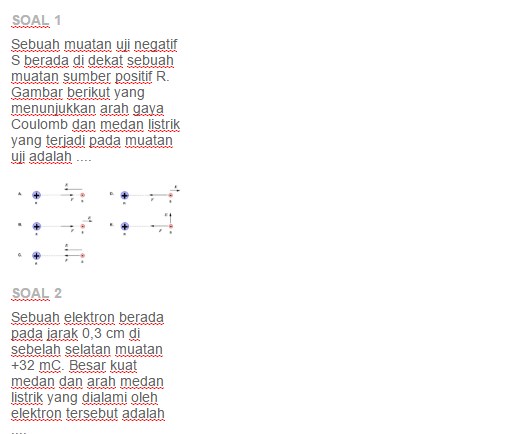 Detail Contoh Soal Kuat Medan Listrik Nomer 36