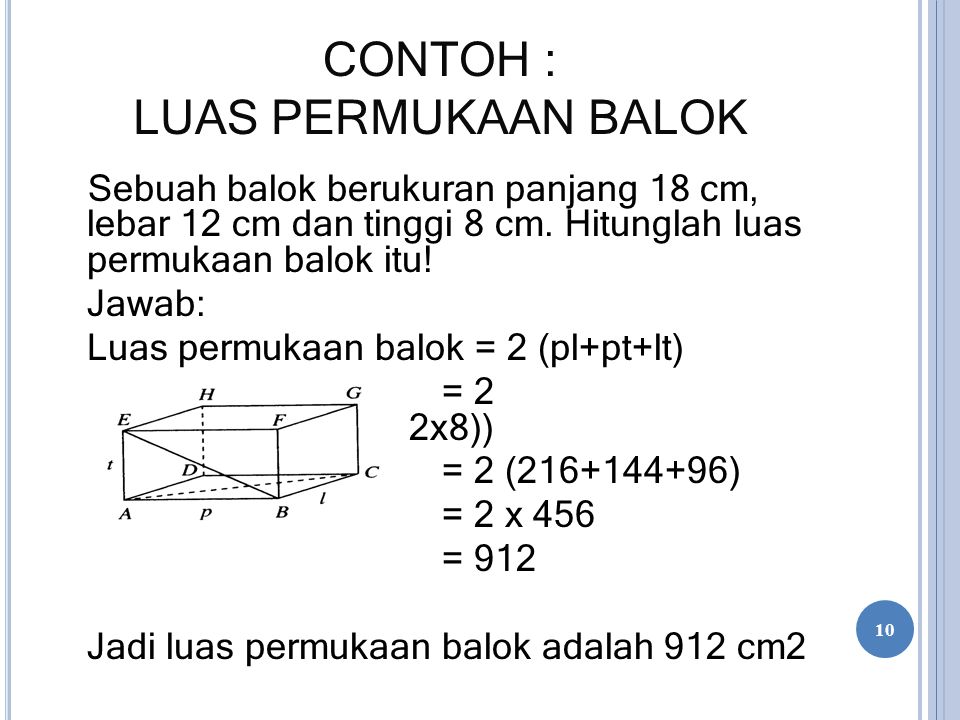 Detail Contoh Soal Kubus Kelas 8 Nomer 14