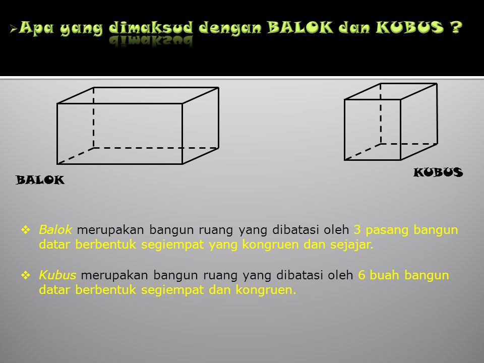 Detail Contoh Soal Kubus Kelas 8 Nomer 19