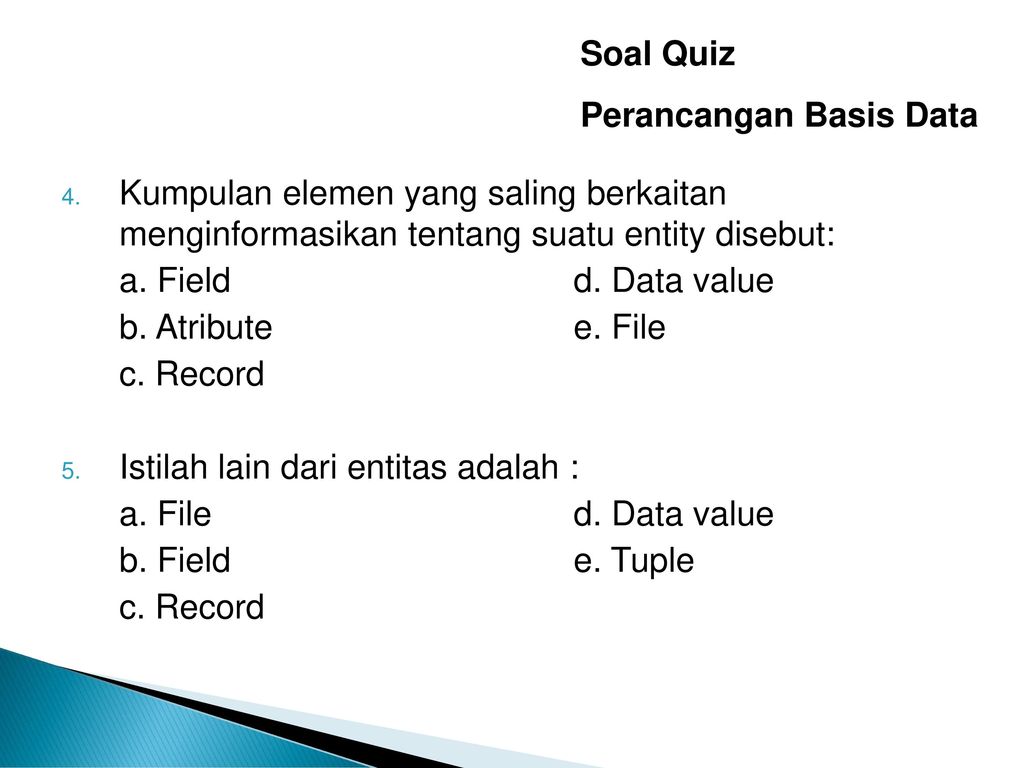 Detail Contoh Soal Kuis Nomer 41