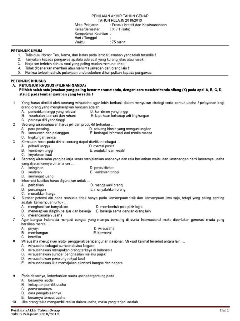 Detail Contoh Soal Kwu Kelas 10 Nomer 21