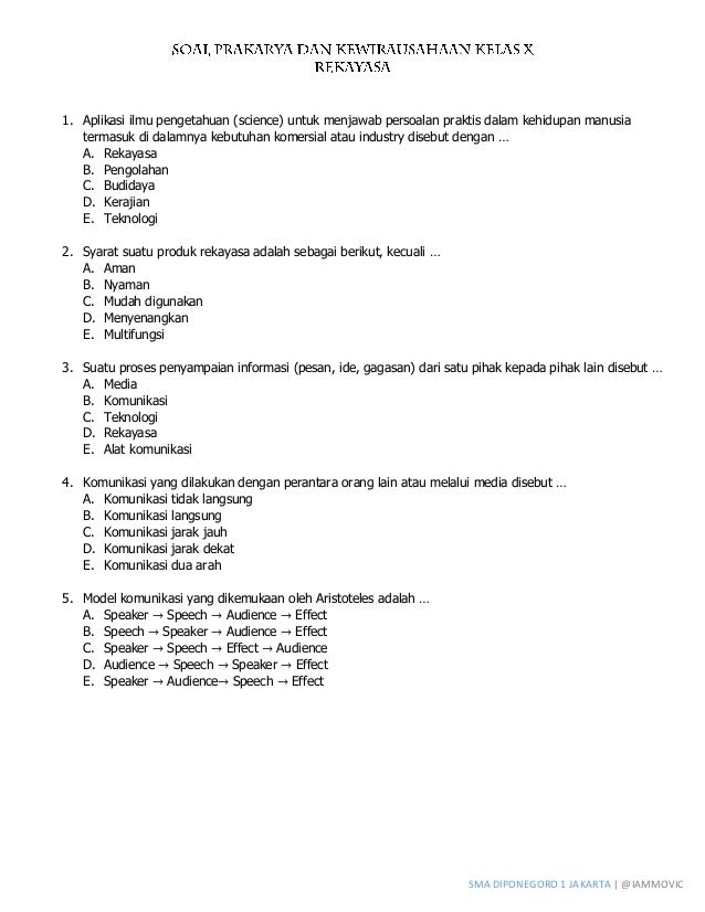 Detail Contoh Soal Kwu Kelas 10 Nomer 6