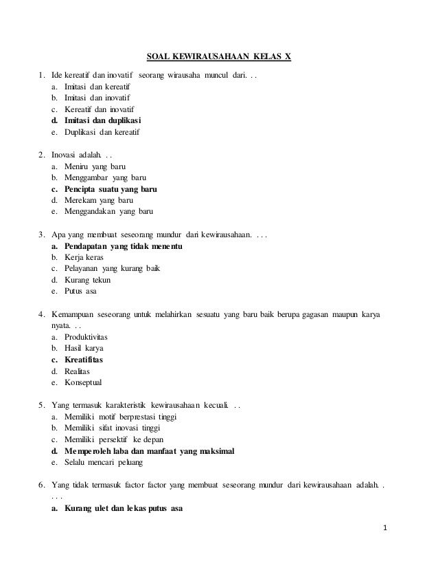 Detail Contoh Soal Kwu Kelas 11 Semester 2 Nomer 8