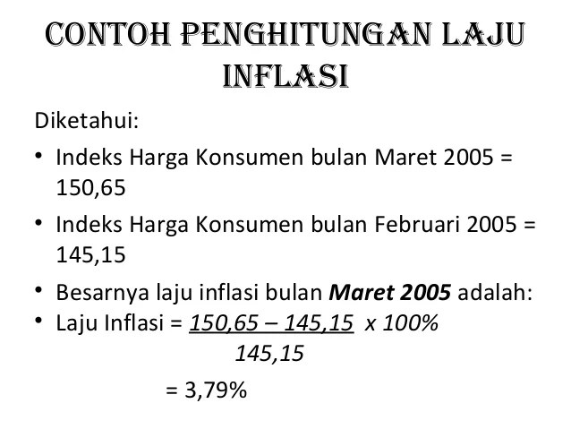 Detail Contoh Soal Laju Inflasi Nomer 12