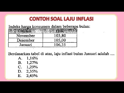 Detail Contoh Soal Laju Inflasi Nomer 3