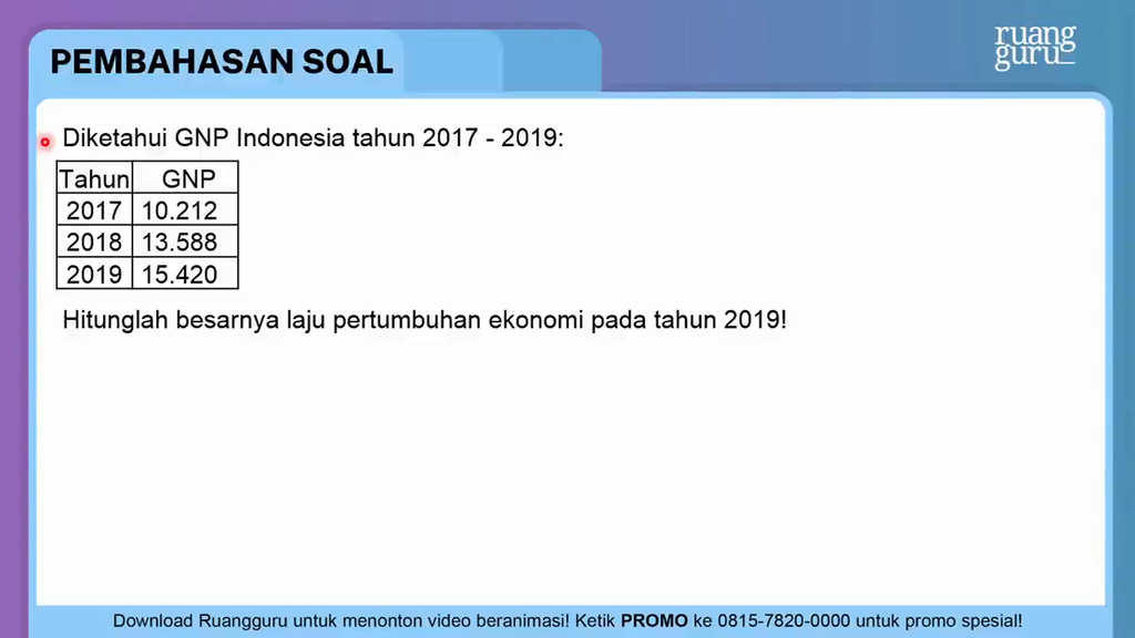 Detail Contoh Soal Laju Pertumbuhan Ekonomi Nomer 37