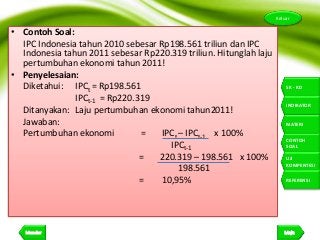 Detail Contoh Soal Laju Pertumbuhan Ekonomi Nomer 8