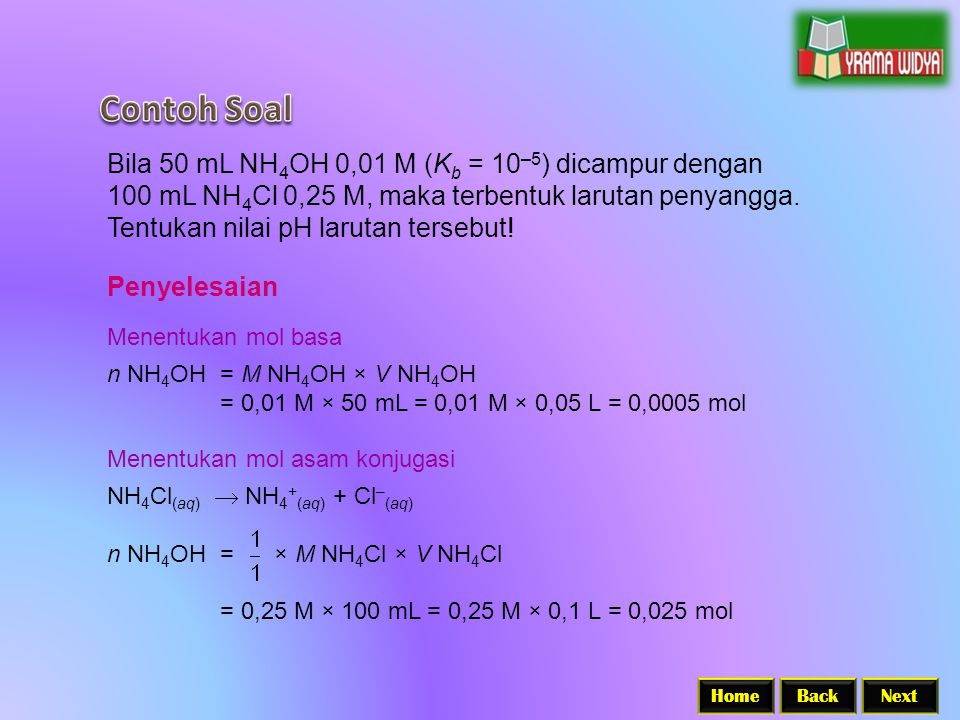 Detail Contoh Soal Larutan Penyangga Asam Nomer 23