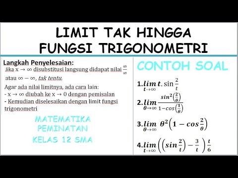 Detail Contoh Soal Limit Tak Hingga Nomer 50