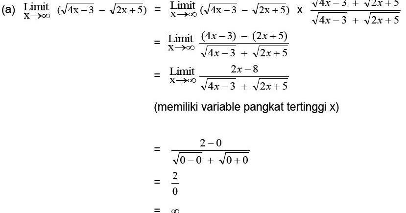 Detail Contoh Soal Limit Tak Tentu Nomer 23