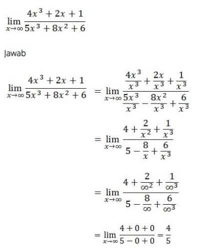 Detail Contoh Soal Limit Tak Tentu Nomer 4