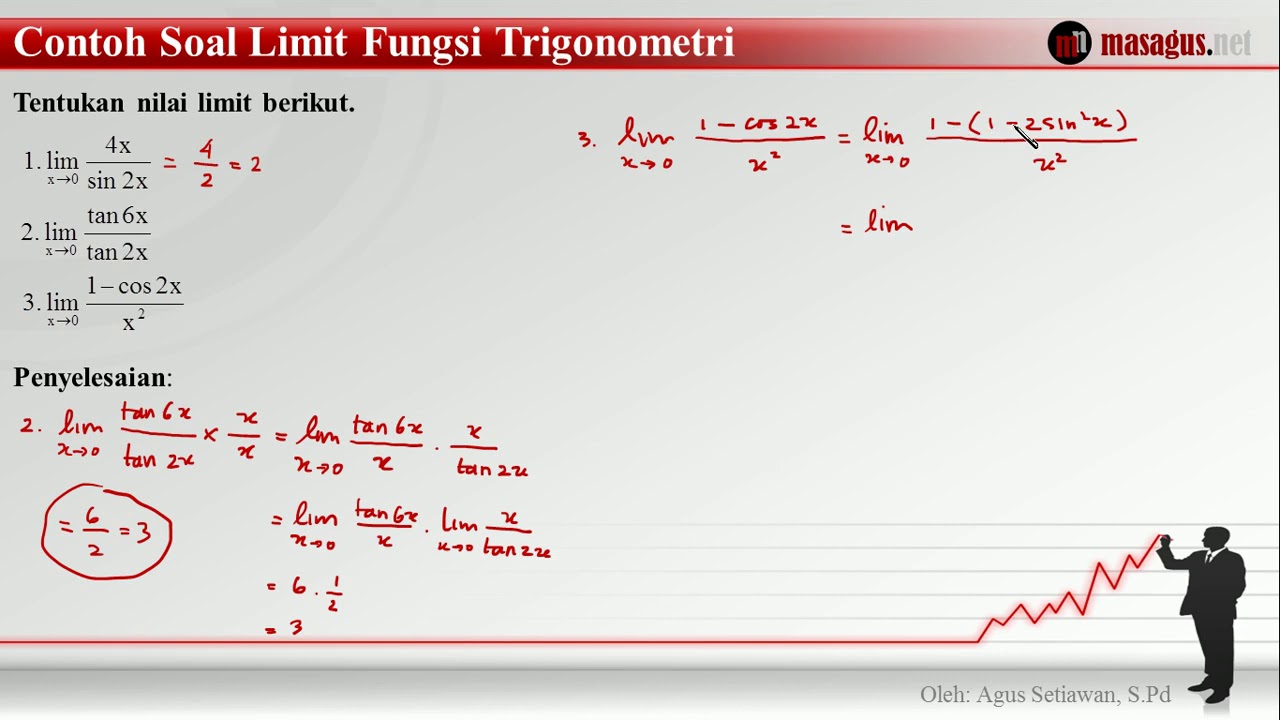 Detail Contoh Soal Limit Trigonometri Nomer 18