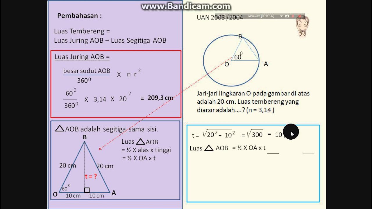 Detail Contoh Soal Lingkaran Kelas 8 Nomer 7