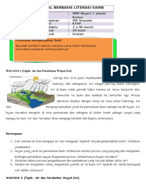 Detail Contoh Soal Literasi Sains Nomer 3