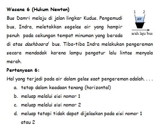 Detail Contoh Soal Literasi Sains Nomer 5