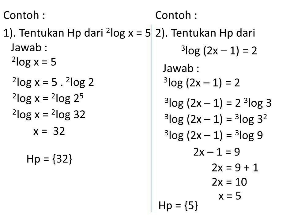 Detail Contoh Soal Log Nomer 5