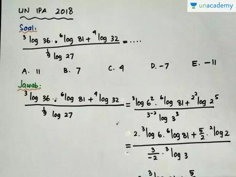 Detail Contoh Soal Log Nomer 47