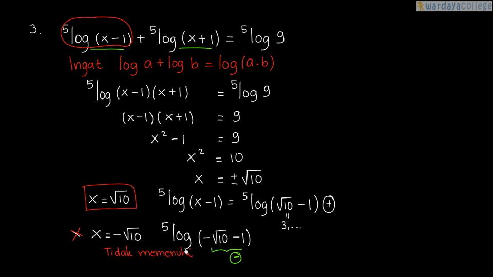 Detail Contoh Soal Log Nomer 49