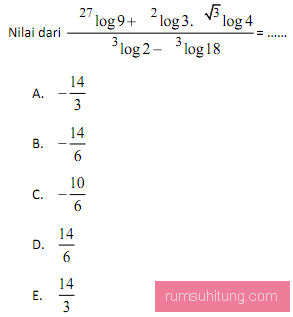 Detail Contoh Soal Logaritma Nomer 10