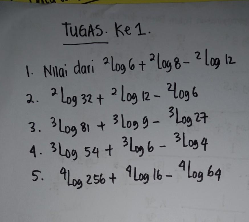 Detail Contoh Soal Logaritma Brainly Nomer 17