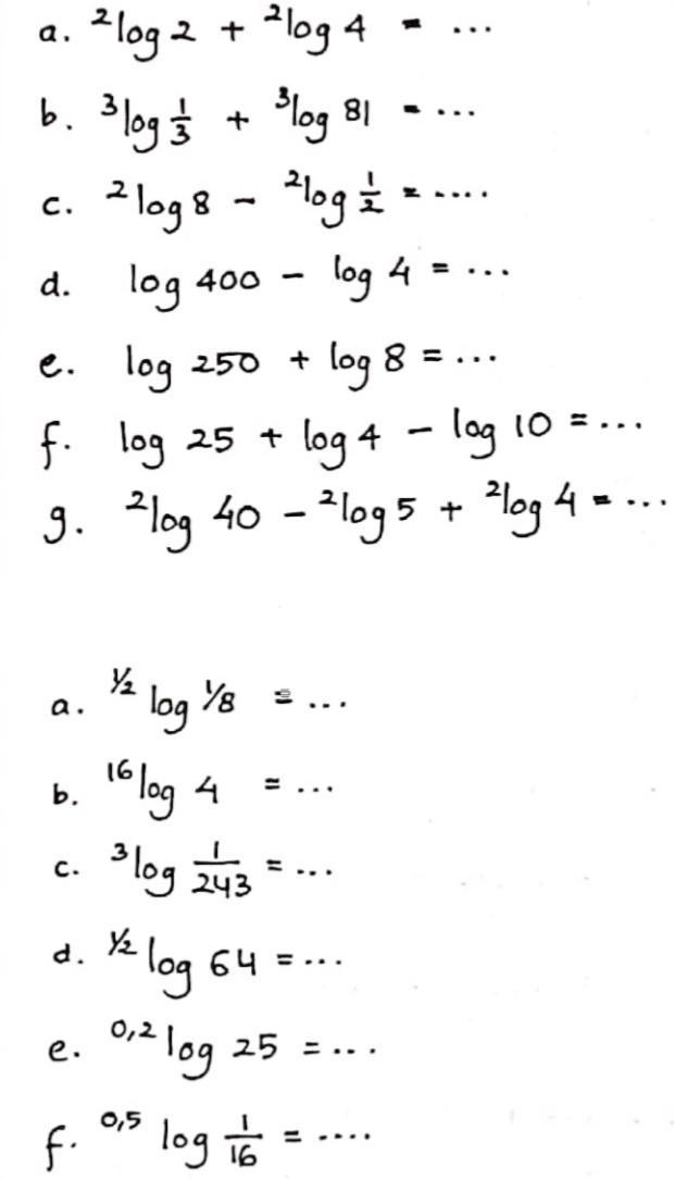 Detail Contoh Soal Logaritma Brainly Nomer 6