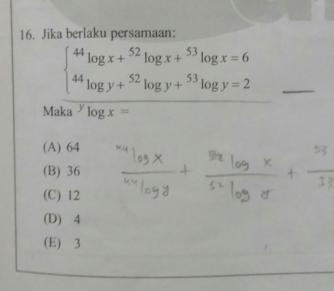 Detail Contoh Soal Logaritma Brainly Nomer 8