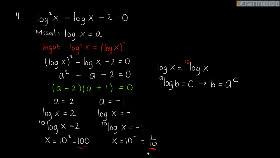 Detail Contoh Soal Logaritma Mudah Dan Penyelesaiannya Nomer 25